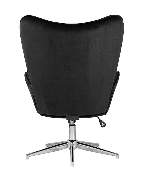 Поворотное кресло Stool Group Филадельфия регулируемое велюр черный FUCHS HLR-80 фото 4