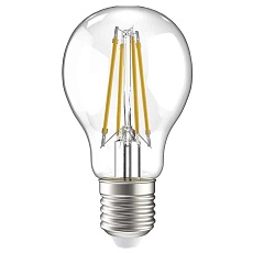 Лампа светодиодная филаментная IEK E27 9W 4000K прозрачная LLF-A60-9-230-40-E27-CL 2