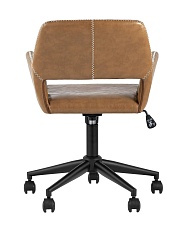 Поворотное кресло Stool Group Филиус экокожа коричневая FILIUS 3