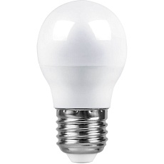 Лампа светодиодная Feron E27 7W 4000K Шар Матовая LB-95 25482 1