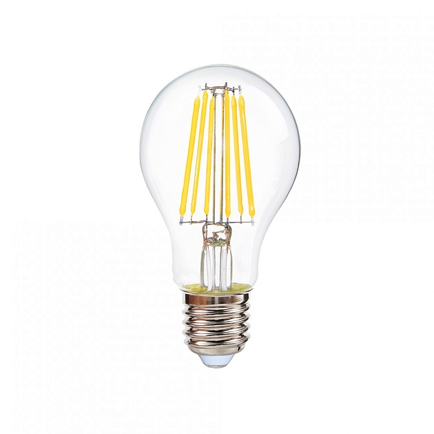 Лампа светодиодная филаментная Horoz E27 8W 4200К 001-015-0008 прозрачная HRZ00002162 фото 