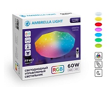 Потолочный светодиодный светильник Ambrella light Orbital Dance FF417 5