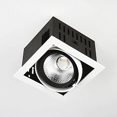 Встраиваемый светодиодный светильник Ambrella light Cardano T811 BK/CH 12W 4200K 1