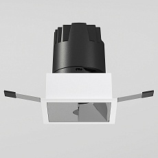 Встраиваемый светодиодный светильник Elektrostandard Inline 25091/LED 10W 4000K белый/хром a064614 2