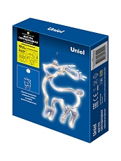 Подвесной светодиодный светильник «Олень» Uniel ULD-H1419-010/STA/3AAA Warm White IP20 Deer UL-00007252 5