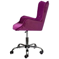 Поворотное кресло AksHome Bella фиолетовый, велюр 61452 4