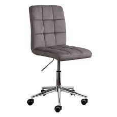 Поворотное кресло AksHome Fiji светло-серый, велюр 72573
