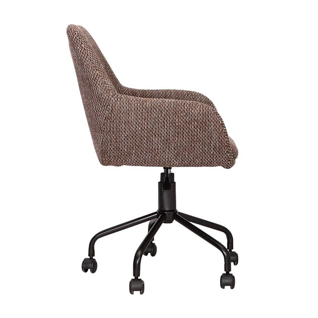 Поворотное кресло AksHome Grasso светло-коричневый, ткань 58893 фото 4