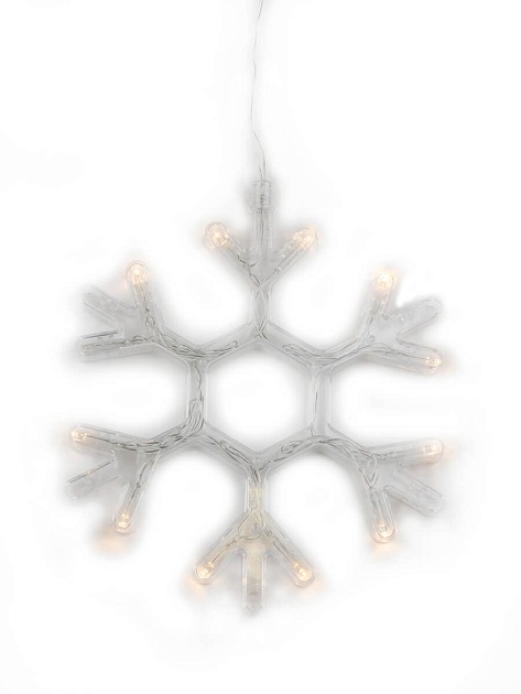 Подвесной светодиодный светильник «Снежинка» Uniel ULD-H1819-012/STA/3AAA Warm White IP20 Snowflake UL-00007251 фото 5
