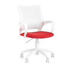 Офисное кресло Topchairs ST-Basic-W красная ткань 26-22 ST-BASIC-W/26-22