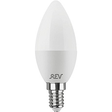 Лампа светодиодная REV C37 Е14 9W 4000K нейтральный белый свет свеча 32411 9 1