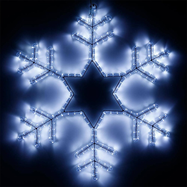 Светодиодная фигура Ardecoled Снежинка ARD-Snowflake-M3-920X920-432Led White 025307 фото 