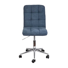 Поворотное кресло AksHome Fiji темно-синий, ткань 70499 5