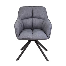 Поворотное кресло AksHome Virginia темно-серый, ткань 70487 3