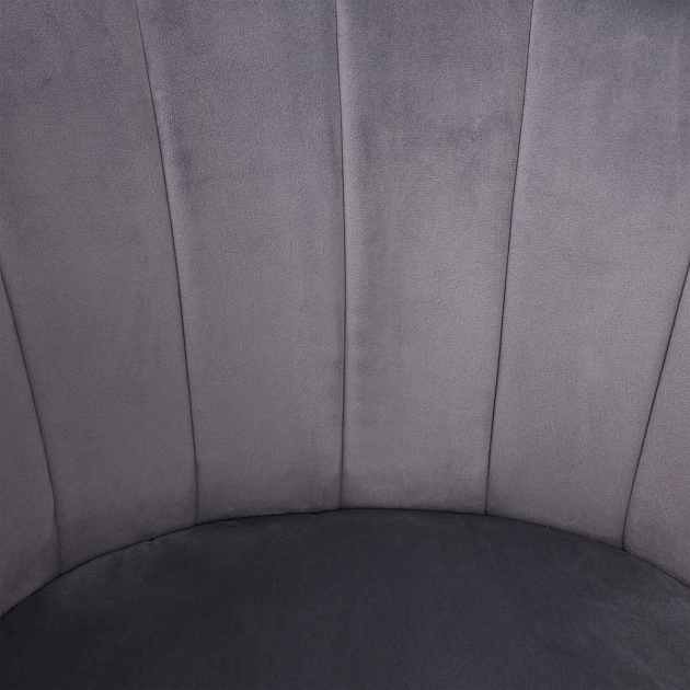 Поворотное кресло AksHome Melon серый, велюр 79675 фото 3
