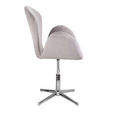 Поворотное кресло AksHome Toronto серый, велюр 71552 3