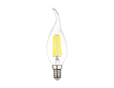 Лампа светодиодная филаментная Ambrella light E14 6W 3000K прозрачная 202214 3