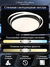 Потолочный светодиодный светильник Natali Kovaltseva 81038/5C 2