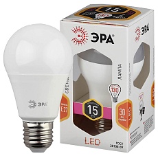 Лампа светодиодная ЭРА E27 15W 2700K матовая LED A60-15W-827-E27 Б0020592 3