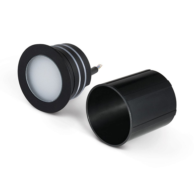 Встраиваемый светодиодный светильник Elektrostandard MRL LED 1108 черный a049754 фото 
