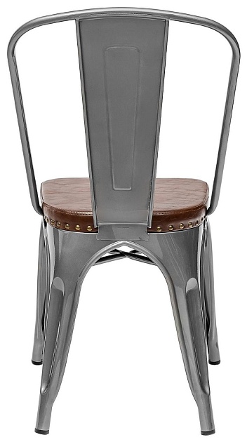 Барный стул Tolix Soft серебристый LF818C GREY 7083+PU7002 фото 3
