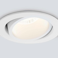 Встраиваемый светодиодный светильник Elektrostandard 15267/LED 7W 4200K белый/белый a055721 3