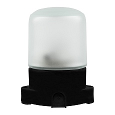 Потолочный влагозащищенный светильник для бань и саун Uniel UWL-K01R 60W/E27 IP65 Black UL-00011472 1