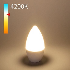 Лампа светодиодная Elektrostandard E14 8W 4200K матовая a048727 1