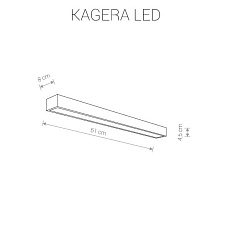 Настенный светодиодный светильник Nowodvorski Kagera Led 9503 2