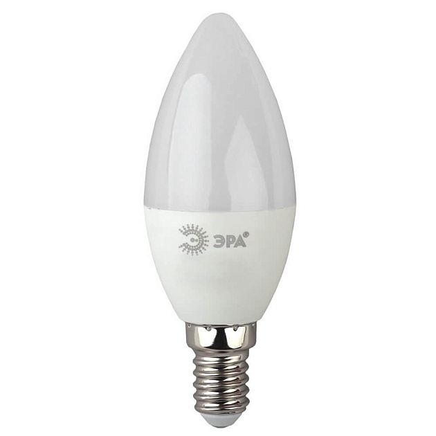 Лампа светодиодная ЭРА E14 7W 2700K матовая LED B35-7W-827-E14 Б0020538 фото 