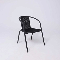 Садовое кресло AksHome Verona PP, ротанг -черный/сталь-черная 94003 2
