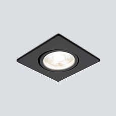 Встраиваемый светодиодный светильник Elektrostandard 15273/LED черный a056033 3