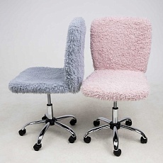 Детское кресло AksHome Fluffy серый, искусственный мех 86382 2