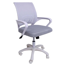 Детское кресло AksHome Ricci белый + светло-серый 91966