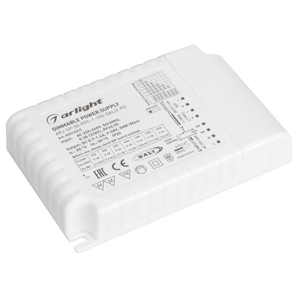Драйвер Arlight ARJ-SP-50-PFC-1-10V-Dal2-PD 50W IP20 0,7-1,4A 025124(1), Белый, 025124(1) ARJ-PFC-Dali ()
Драйвер Arlight ARJ-SP-50-PFC-1-10V-Dal2-PD 50W IP20 0,7-1,4A 025124(1), Белый, 025124(1) ARJ-PFC-Dali ()