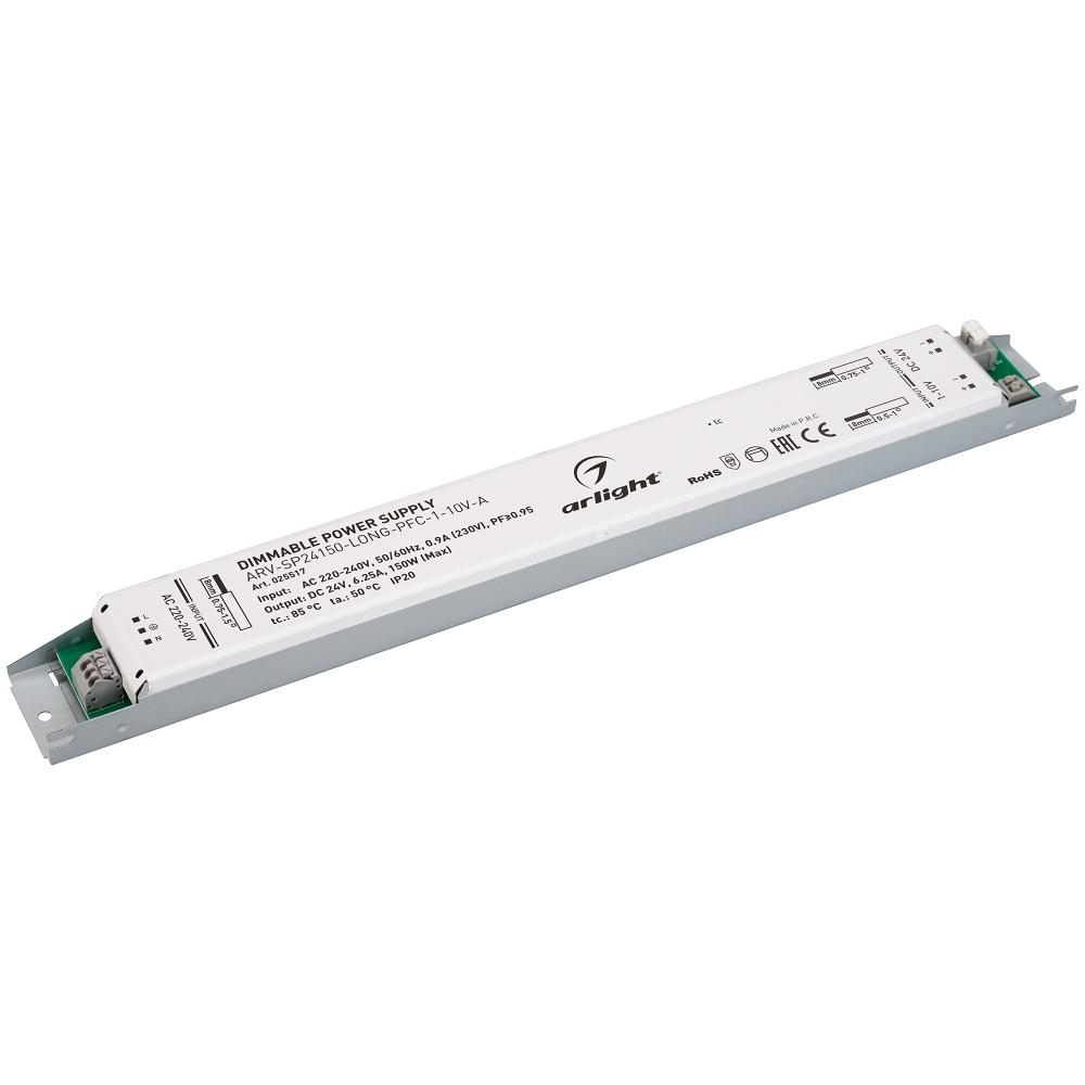 Блок питания Arlight ARV-SP24150-Long-PFC-1-10V-A 24V 150W IP20 6,25A 025517, Серый, 025517 ARV-SP-Long-PFC-A ()
Блок питания Arlight ARV-SP24150-Long-PFC-1-10V-A 24V 150W IP20 6,25A 025517, Серый, 025517 ARV-SP-Long-PFC-A ()