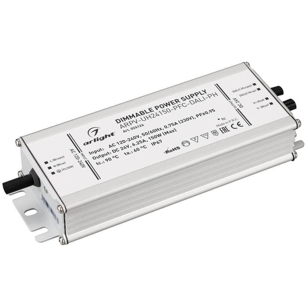 Блок питания Arlight ARPV-UH150-PFC-DALI-PH 24V 150W IP67 6,25A 026126, Серый, 026126
Блок питания Arlight ARPV-UH150-PFC-DALI-PH 24V 150W IP67 6,25A 026126, Серый, 026126