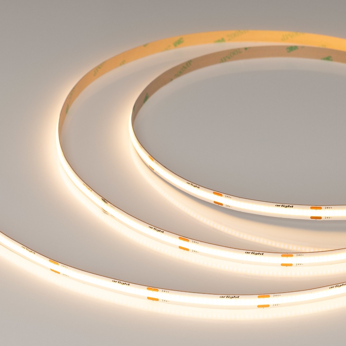 Светодиодная лента Arlight 8W/m 480LED/m CSPSMD теплый белый 5M COB-X480-8mm 24V Warm2700 039060, 039060 COB открытая
Светодиодная лента Arlight 8W/m 480LED/m CSPSMD теплый белый 5M COB-X480-8mm 24V Warm2700 039060, 039060 COB открытая