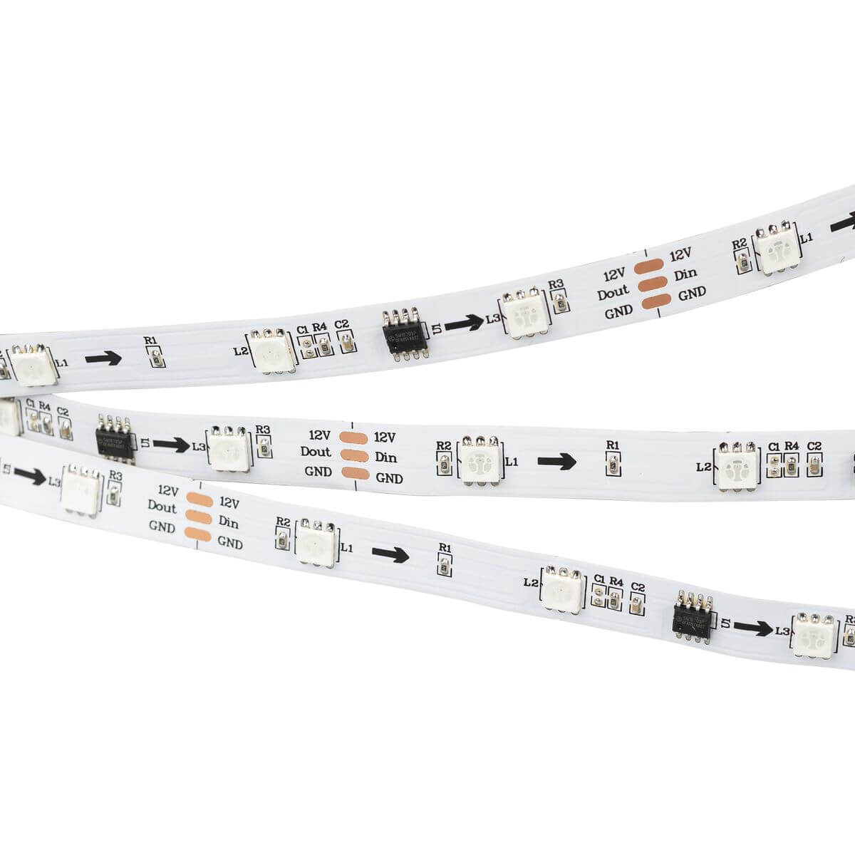 Светодиодная лента Arlight 7,2W/m 30LED/m 5060SMD разноцветная 5M SPI-B30-10mm 12V RGB-PX3 026368(2), Белый, 026368(2) SPI открытая
Светодиодная лента Arlight 7,2W/m 30LED/m 5060SMD разноцветная 5M SPI-B30-10mm 12V RGB-PX3 026368(2), Белый, 026368(2) SPI открытая