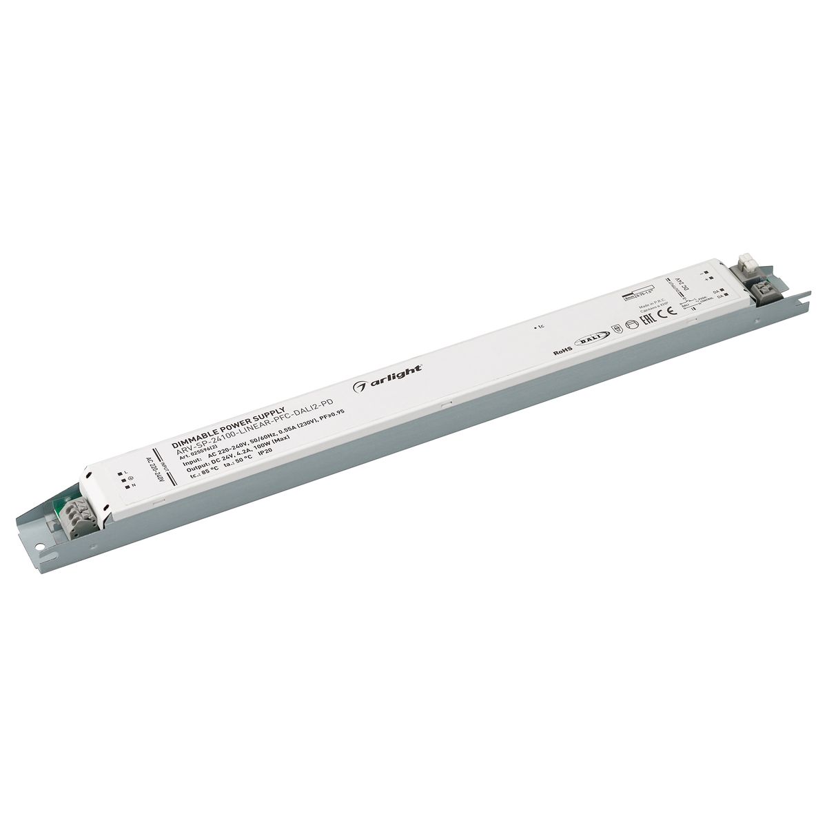 Блок питания Arlight ARV-SP-24100-Linear-PFC-Dali2-PD 24V 100W IP20 4,2A 025596(2), Серый, 025596(2) ARV-SP-Linear-PFC ()
Блок питания Arlight ARV-SP-24100-Linear-PFC-Dali2-PD 24V 100W IP20 4,2A 025596(2), Серый, 025596(2) ARV-SP-Linear-PFC ()