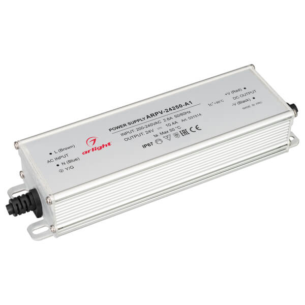 Блок питания Arlight ARPV-24250-A1 24V 250W IP67 10.4A 031514, Серый, 031514 ARPV-A1
Блок питания Arlight ARPV-24250-A1 24V 250W IP67 10.4A 031514, Серый, 031514 ARPV-A1