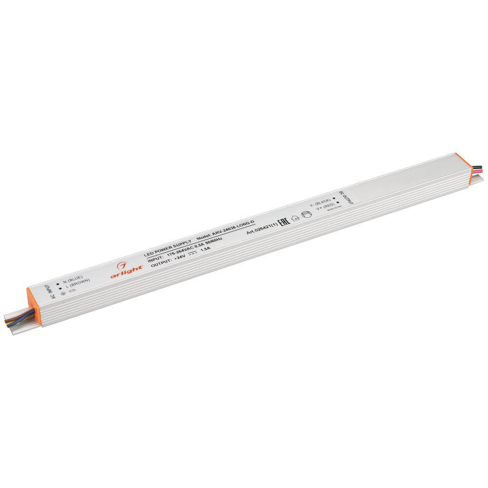 Блок питания Arlight ARV-24036-Long-D 24V 36W IP20 1,5A 026421(1), Серый, 026421(1) ARV-Lolg-D
Блок питания Arlight ARV-24036-Long-D 24V 36W IP20 1,5A 026421(1), Серый, 026421(1) ARV-Lolg-D