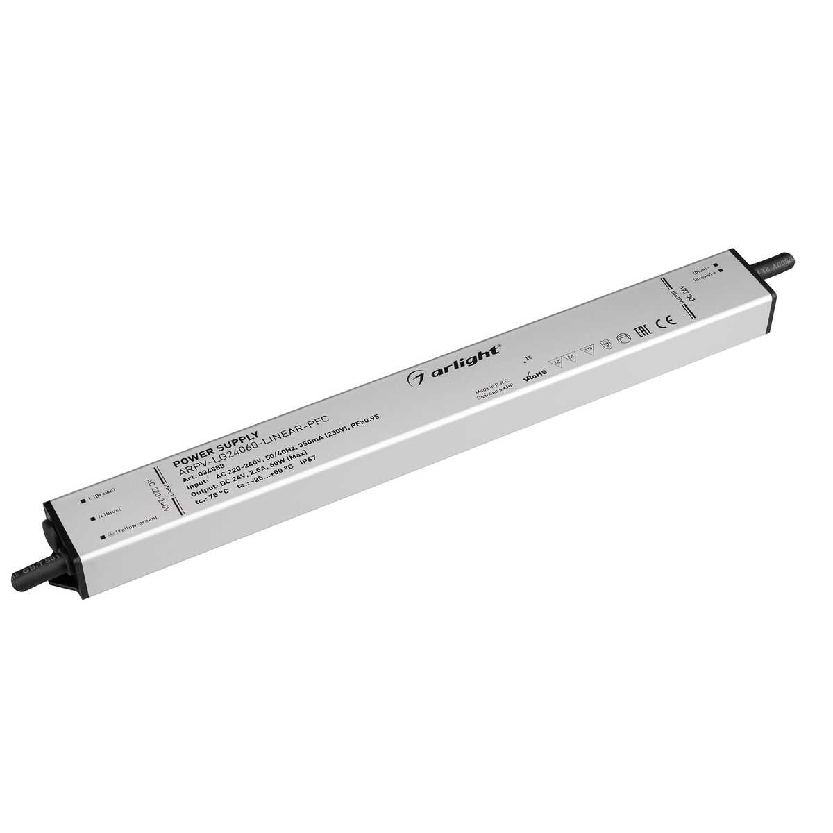 Блок питания Arlight ARPV-LG24060-Linear-PFC 24V 60W IP67 2,5A 034888, Серый, 034888 ARPV-LG-LINEAR-PFC
Блок питания Arlight ARPV-LG24060-Linear-PFC 24V 60W IP67 2,5A 034888, Серый, 034888 ARPV-LG-LINEAR-PFC