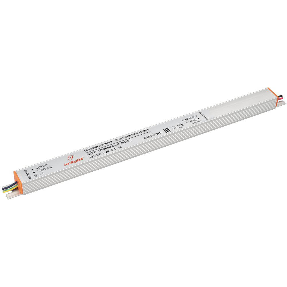 Блок питания Arlight ARV-12036-Long-D 12V 36W IP20 3A 026419(1), Серый, 026419(1) ARV-Lolg-D
Блок питания Arlight ARV-12036-Long-D 12V 36W IP20 3A 026419(1), Серый, 026419(1) ARV-Lolg-D