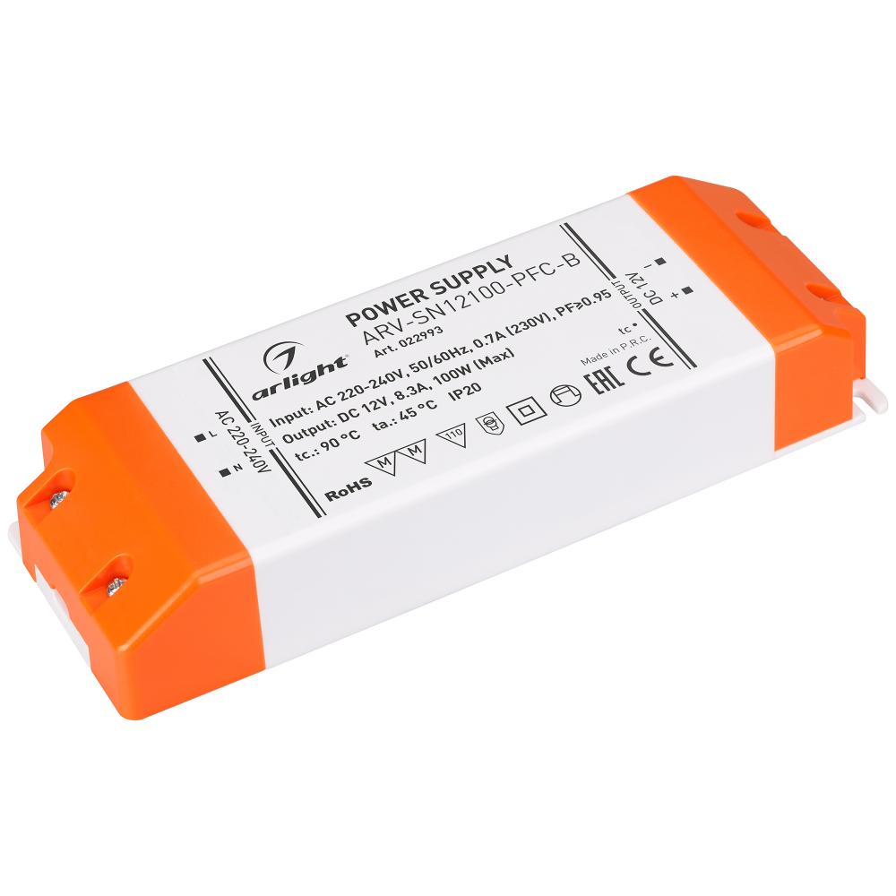 Блок питания Arlight ARV-SN12100-PFC-B 12V 100W IP20 8,3A 022993, Белый, 022993 ARV-SN-PFC-B
Блок питания Arlight ARV-SN12100-PFC-B 12V 100W IP20 8,3A 022993, Белый, 022993 ARV-SN-PFC-B