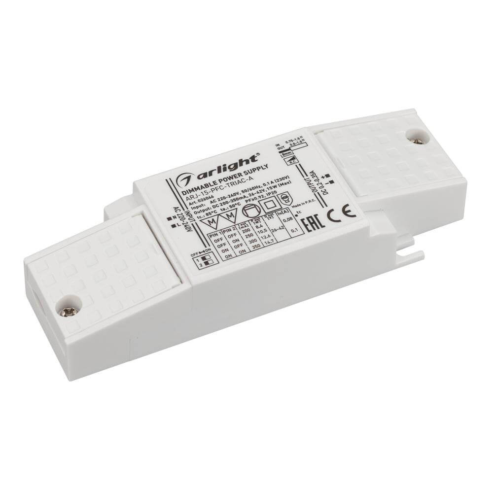 Блок питания Arlight ARJ-15-PFC-Triac-A 42V 15W IP20 0,35A 026046, Белый, 026046 ARJ-PFC-Triac-A ()
Блок питания Arlight ARJ-15-PFC-Triac-A 42V 15W IP20 0,35A 026046, Белый, 026046 ARJ-PFC-Triac-A ()