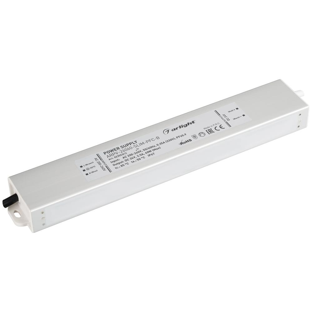 Блок питания Arlight ARPV-24060-Slim-PFC-B 24V 60W IP66 2,5A 023553(1), Серый, 023553(1) ARPV-Slim-PFC-B
Блок питания Arlight ARPV-24060-Slim-PFC-B 24V 60W IP66 2,5A 023553(1), Серый, 023553(1) ARPV-Slim-PFC-B