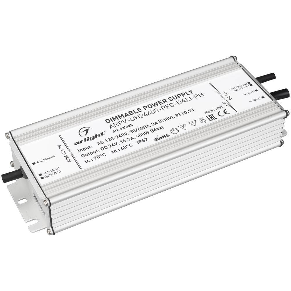 Блок питания Arlight ARPV-UH24400-PFC-Dali-PH 24V 400W IP67 16,7A 025655, Серый, 025655 ARPV-UH-PFC-Dali-PH
Блок питания Arlight ARPV-UH24400-PFC-Dali-PH 24V 400W IP67 16,7A 025655, Серый, 025655 ARPV-UH-PFC-Dali-PH