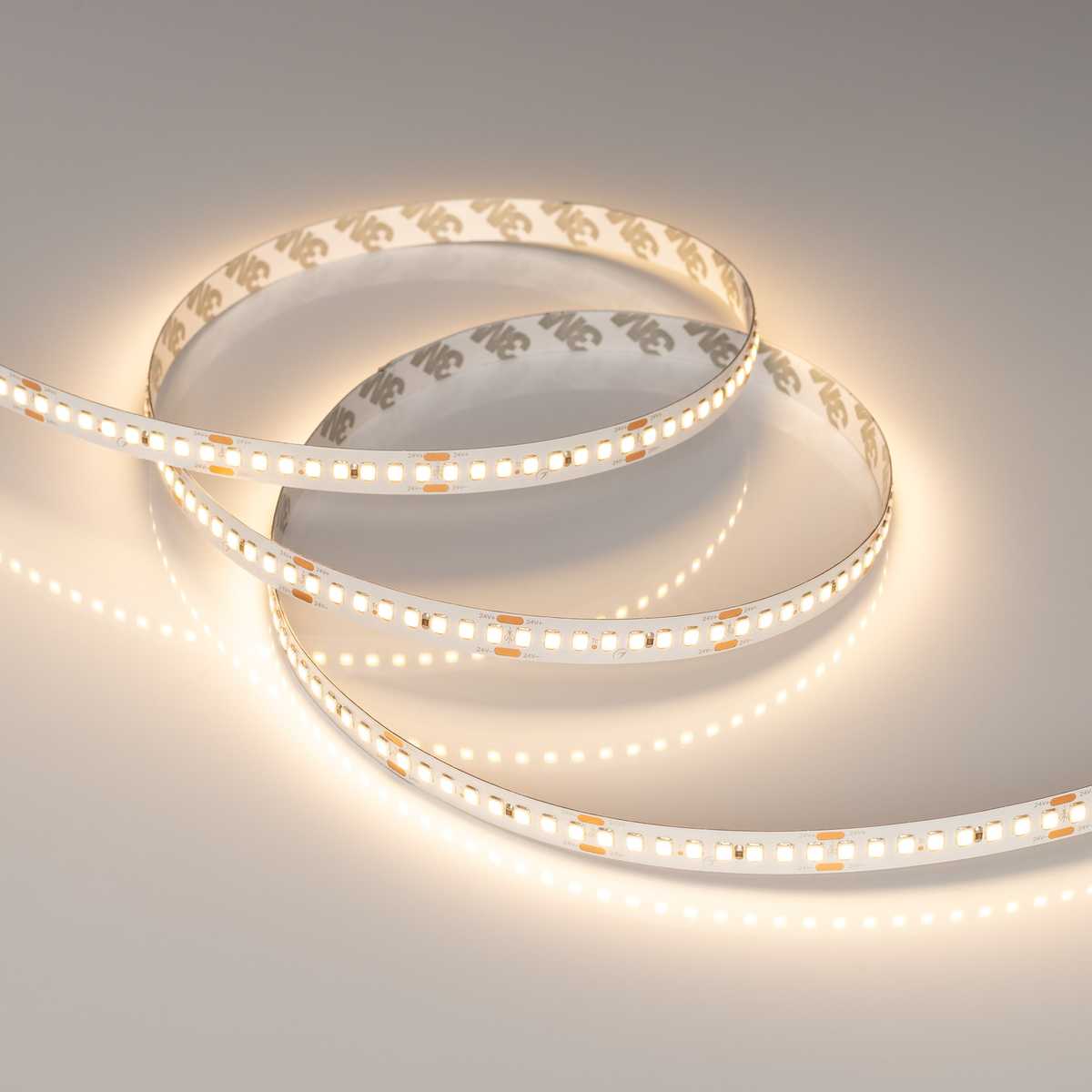 Светодиодная лента Arlight 17,6W/m 192LED/m 2835SMD теплый белый 5M RT-A192-10mm 24V Warm3000 038775, 038775 RT открытая
Светодиодная лента Arlight 17,6W/m 192LED/m 2835SMD теплый белый 5M RT-A192-10mm 24V Warm3000 038775, 038775 RT открытая