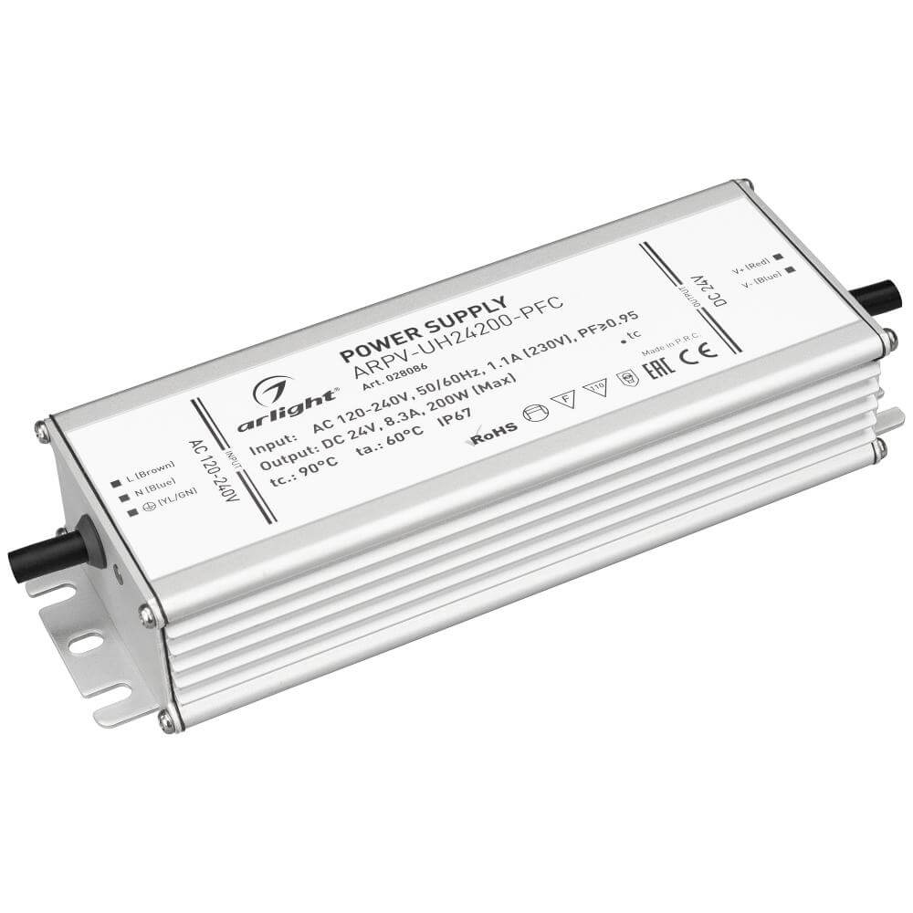 Блок питания Arlight ARPV-UH24200-PFC 24V 200W IP67 8,3A 028086, Серый, 028086 ARPV-UH
Блок питания Arlight ARPV-UH24200-PFC 24V 200W IP67 8,3A 028086, Серый, 028086 ARPV-UH